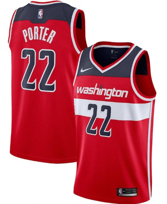 Men's Washington Wizards Red #22 Otto Porter Icon Edition Stitched NBA Jersey