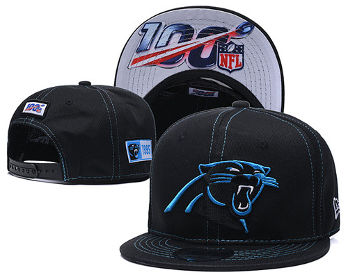 NFL Carolina Panthers 2019 100th Season Stitched Snapback Hats 046