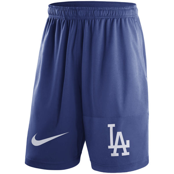Men's Los Angeles Dodgers Nike Royal Dry Fly Shorts [MLB_Shorts_Dodgers ...