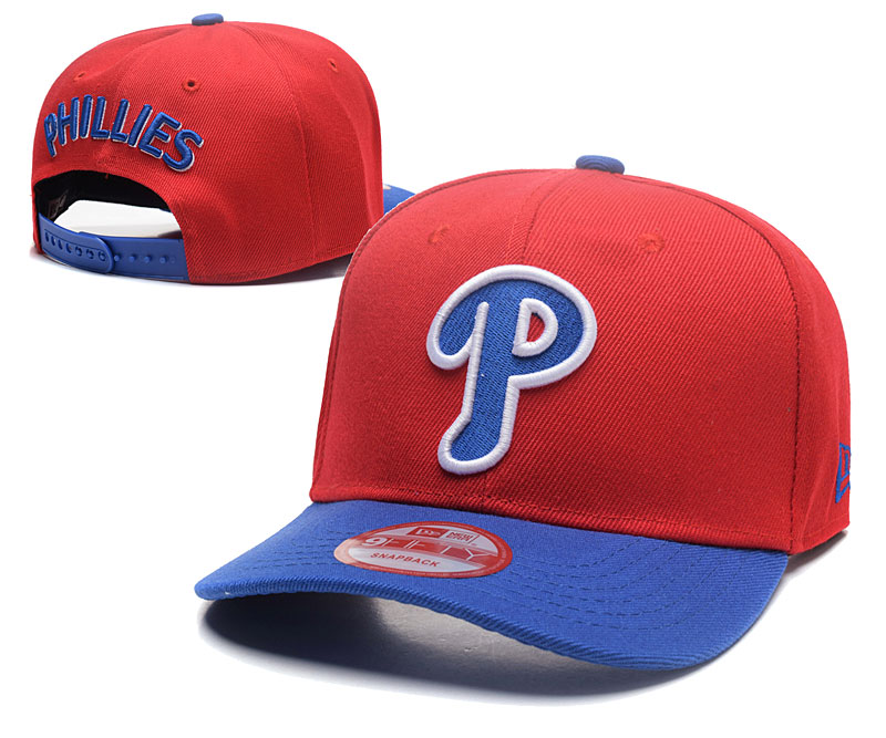 MLB Philadelphia Phillies Stitched Snapback Hats 004