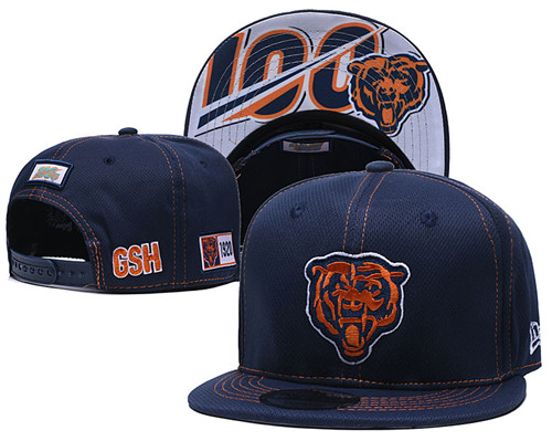 NFL Chicago Bears 2019 100th Season Stitched Snapback Hats 047