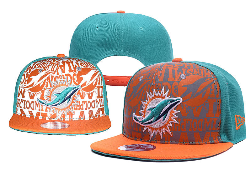 NFL Miami Dolphins Stitched Snapback Hats 015