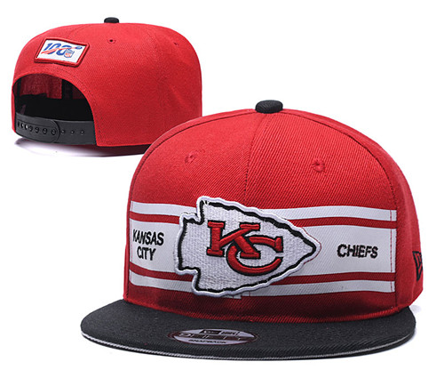 NFL Kansas City Chiefs 2019 100th Season Stitched Snapback Hats 024
