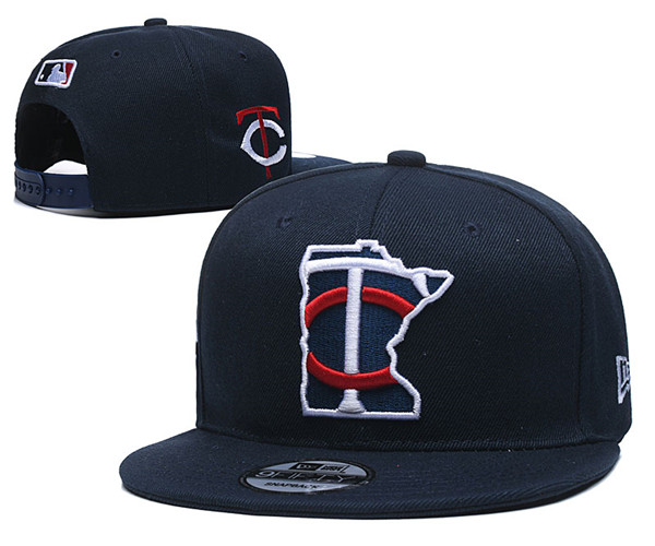 MLB Minnesota Twins Stitched Snapback Hats 003
