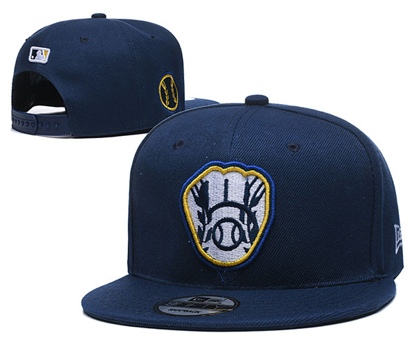 MLB Milwaukee Brewers Stitched Snapback Hats 005