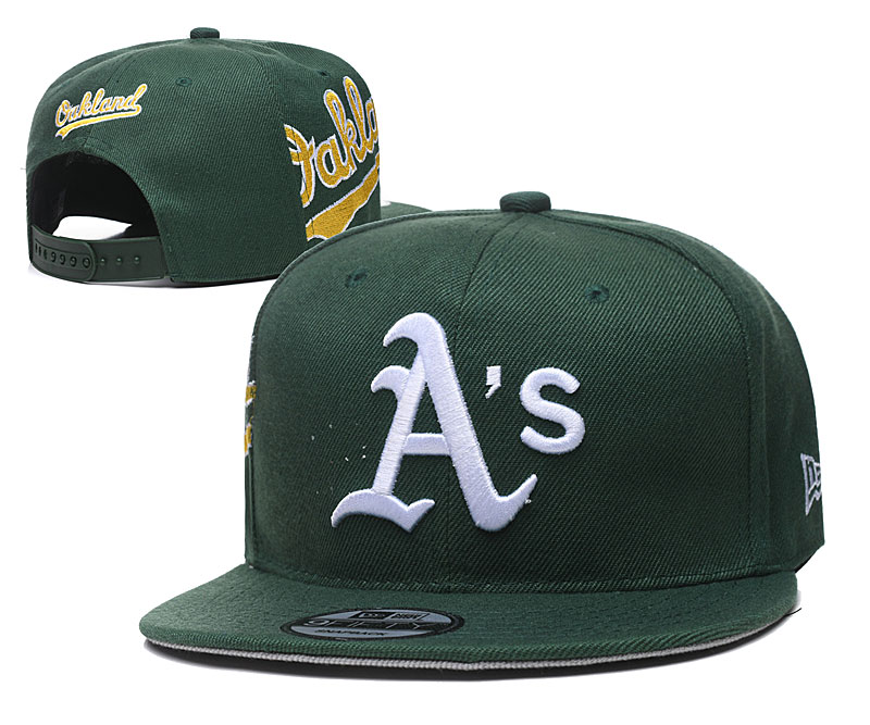 MLB Oakland Athletics Stitched Snapback Hats 009