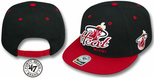 NBA Miami Heat Stitched Snapback Hats 014