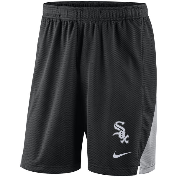 Men's Chicago White Sox Nike Black Dry Fly Shorts [MLB_Shorts_White_Sox ...