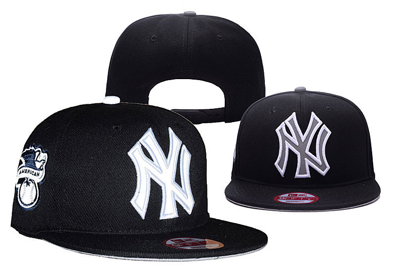 MLB New York Yankees Stitched Snapback Hats 054