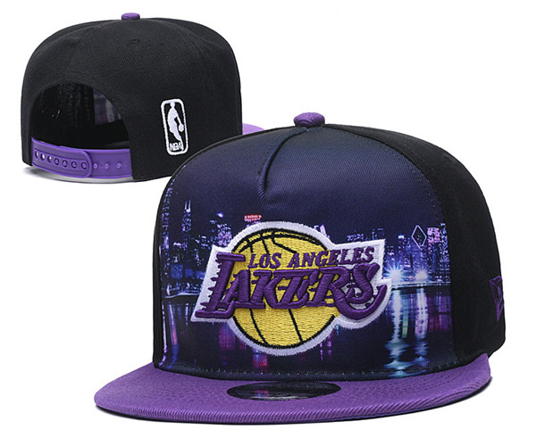 NBA Los Angeles Lakers Stitched Snapback Hats 025