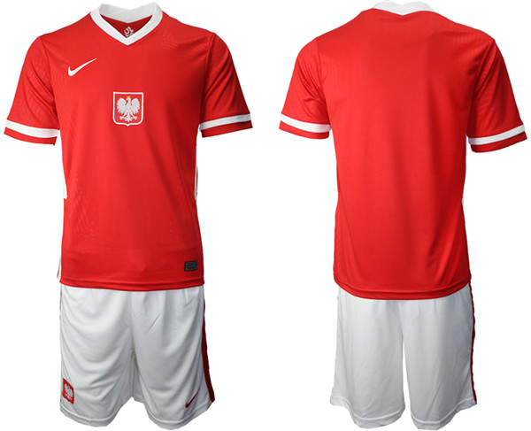 Men's Poland Custom Euro 2021 Red Soccer Jersey and Shorts Men's Hungary Custom Euro 2021 Soccer Jersey and Shorts (Check description if you want Women or Youth size)