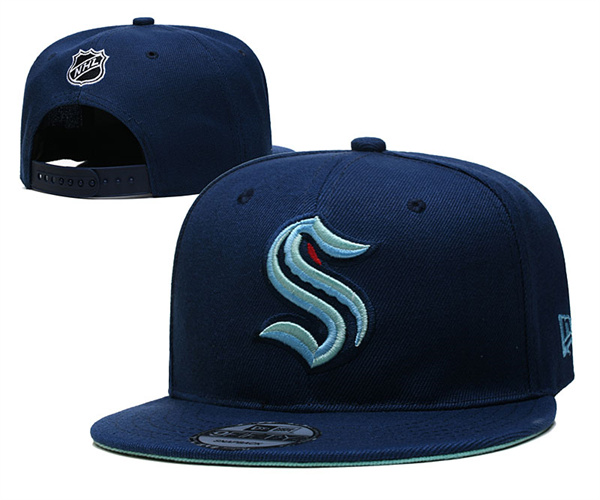 Seattle Kraken Stitched Snapback Hats 001