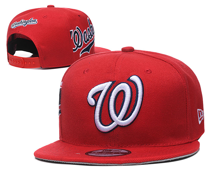 MLB Washington Nationals Stitched Snapback Hats 005