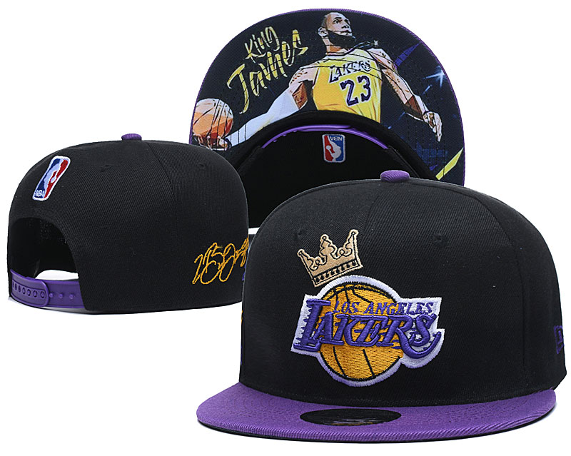 NBA Los Angeles Lakers Stitched Snapback Hats 002