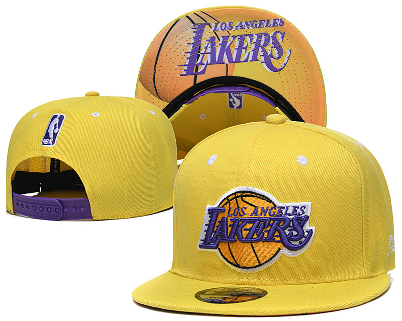 NBA Los Angeles Lakers Stitched Snapback Hats 020