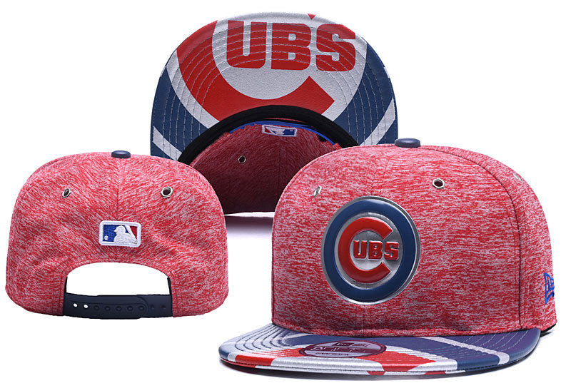 MLB Chicago Cubs Stitched Snapback Hats 004