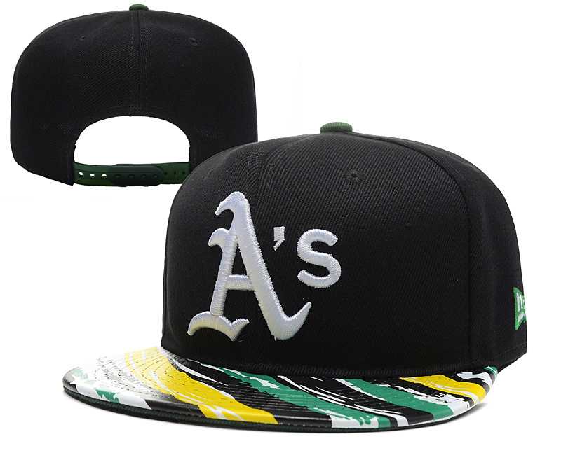 MLB Oakland Athletics Stitched Snapback Hats 005