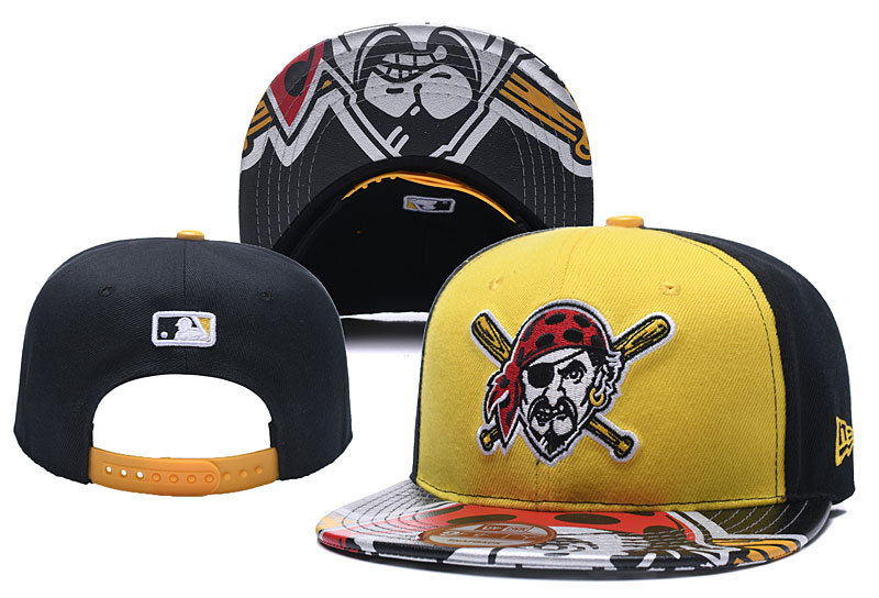 MLB Pittsburgh Pirates Stitched Snapback Hats 013
