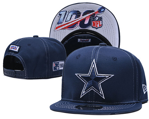 NFL Dallas Cowboys 2019 100th Season Stitched Snapback Hats 063