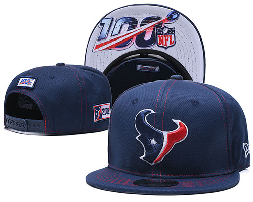 NFL Houston Texans 2019 100th Season Stitched Snapback Hats 010