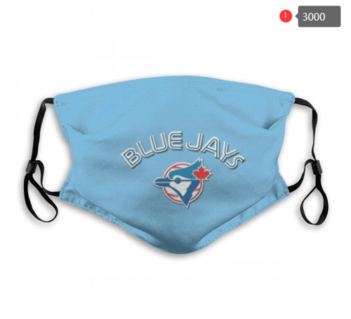 Toronto Blue Jays Face Mask 03000 Filter Pm2.5 (Pls Check Description For Details) Blue Jays Mask