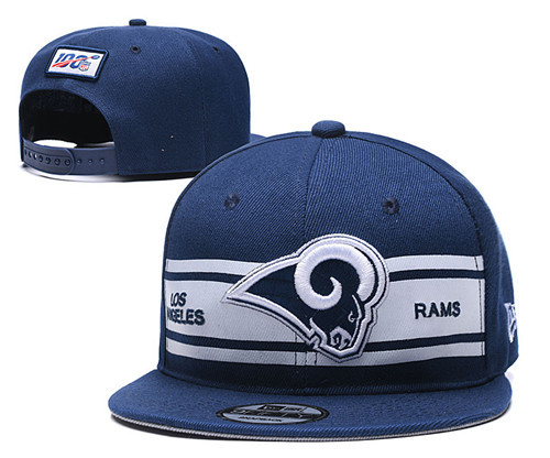 NFL Los Angeles Rams 2019 100th Season Stitched Snapback Hats 020