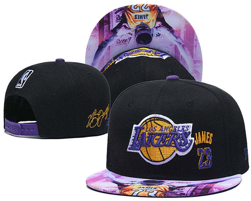 NBA Los Angeles Lakers Stitched Snapback Hats 005