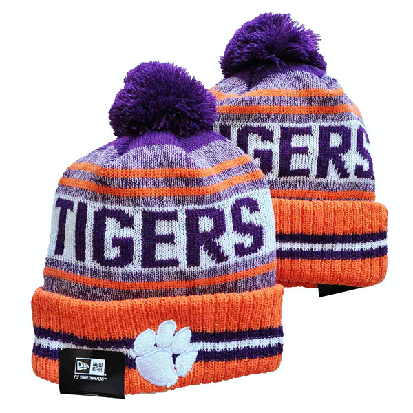 Clemson Tigers Knit Hats 002