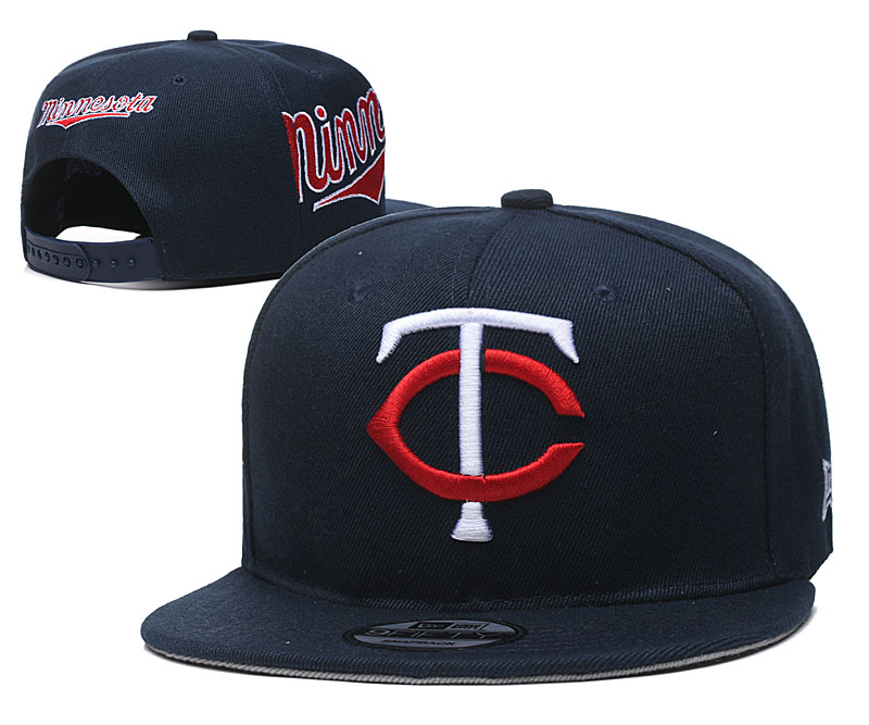 MLB Minnesota Twins Stitched Snapback Hats 002