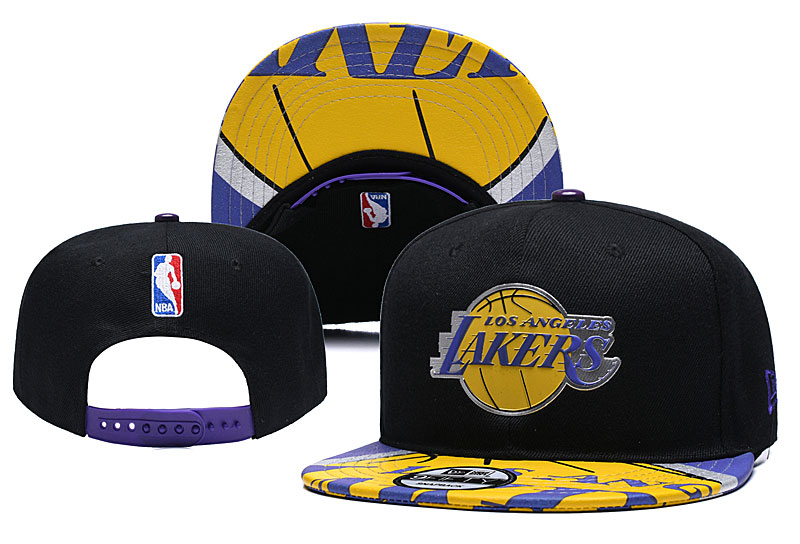 NBA Los Angeles Lakers Stitched Snapback Hats 013