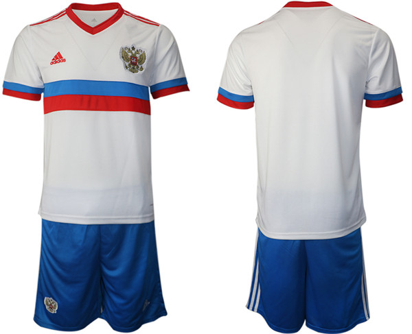 Men's Russia Custom Euro 2021 Soccer Jersey and Shorts (Check description if you want Women or Youth size)