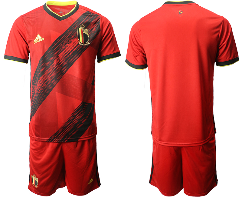 Men's Belgium Custom Euro 2021 Red Soccer Jersey and Shorts Men's Hungary Custom Euro 2021 Soccer Jersey and Shorts (Check description if you want Women or Youth size)