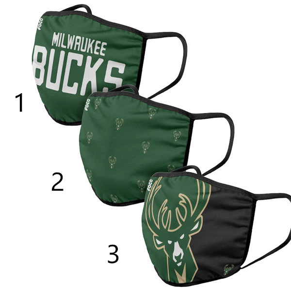 Milwaukee Bucks Face Mask 29038 Filter Pm2.5 (Pls check description for details)