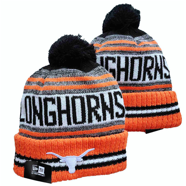 Texas Longhorns Knit Hats 002