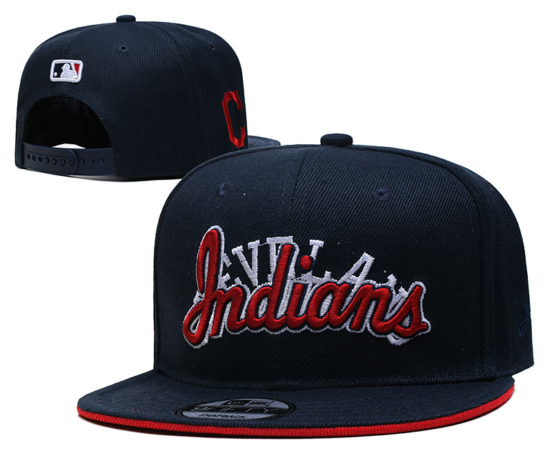 MLB Cleveland Indians Stitched Snapback Hats 005