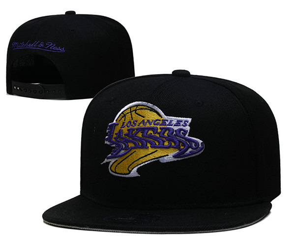 Los Angeles Lakers Stitched Bucket Hats 060