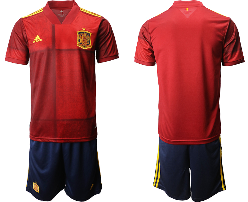 Men's Spain Custom Euro 2021 Red Soccer Jersey and Shorts Men's Hungary Custom Euro 2021 Soccer Jersey and Shorts (Check description if you want Women or Youth size)