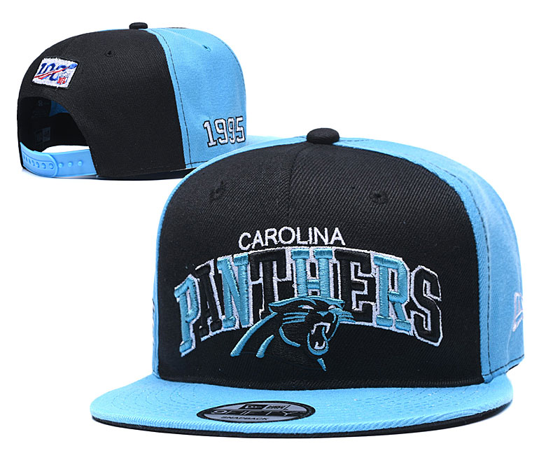 NFL Carolina Panthers 2019 100th Season Stitched Snapback Hats 001