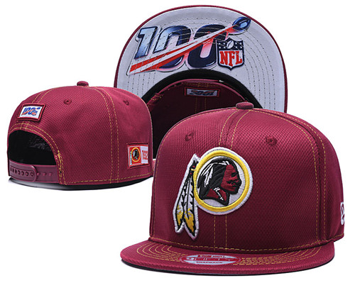 NFL Washington Redskins 2019 100th Season Stitched Snapback Hats 027