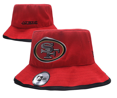 NFL San Francisco 49ers Stitched Bucket Fisherman Hats 078