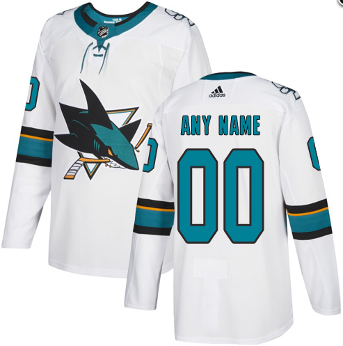 Men's San Jose Sharks Custom Name Number Size NHL Stitched Jersey