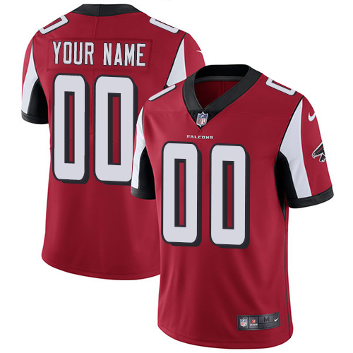 Men's Atlanta Falcons Customized Red Team Color Vapor Untouchable Limited Stitched NFL Jersey (Check description if you want Women or Youth size)