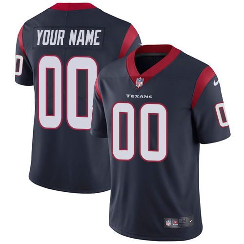Men's Texans ACTIVE PLAYER Navy Blue Vapor Untouchable Limited Stitched NFL Jersey (Check description if you want Women or Youth size)