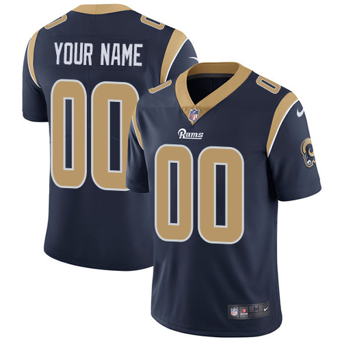 Men's Rams ACTIVE PLAYER Navy Vapor Untouchable Limited Stitched NFL Jersey (Check description if you want Women or Youth size)