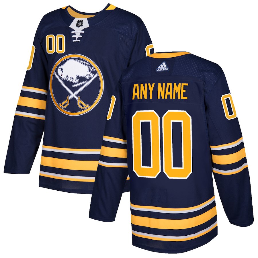 Men's Buffalo Sabres Custom Name Number Size NHL Stitched Jersey