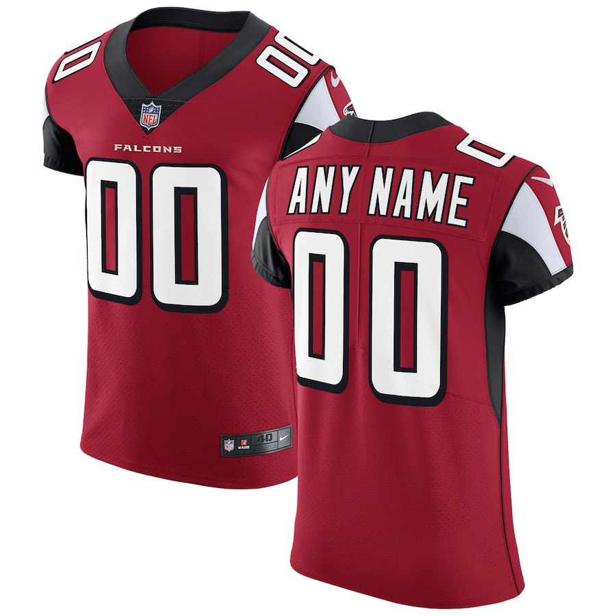 Men's Atlanta Falcons Red Vapor Untouchable Custom Elite Stitched NFL Jersey (Check description if you want Women or Youth size)