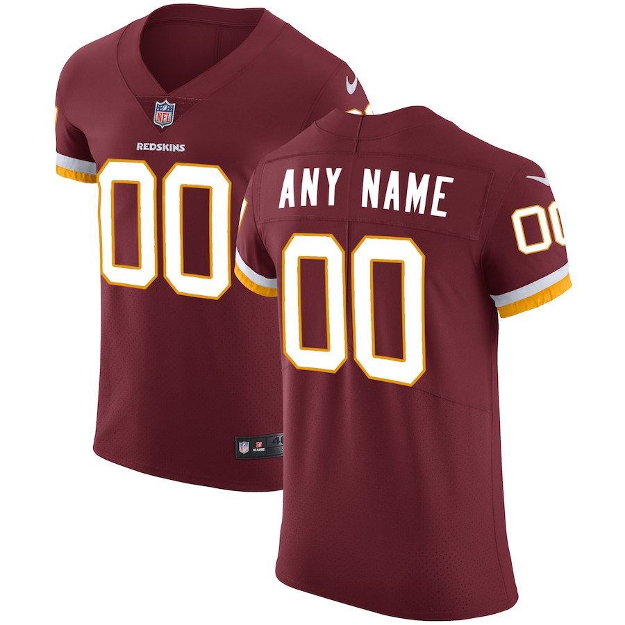 Men's Washington Redskins Burgundy Vapor Untouchable Custom Elite Stitched NFL Jersey (Check description if you want Women or Youth size)
