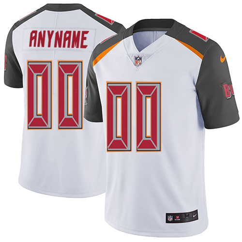 Men's Tampa Bay Buccaneers Customized White Vapor Untouchable Limited Stitched NFL Jersey (Check description if you want Women or Youth size)