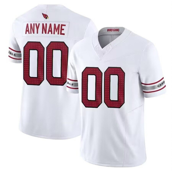 Men's Arizona Cardinals Customized White 2023 F.U.S.E.Vapor Untouchable Limited Stitched Jersey