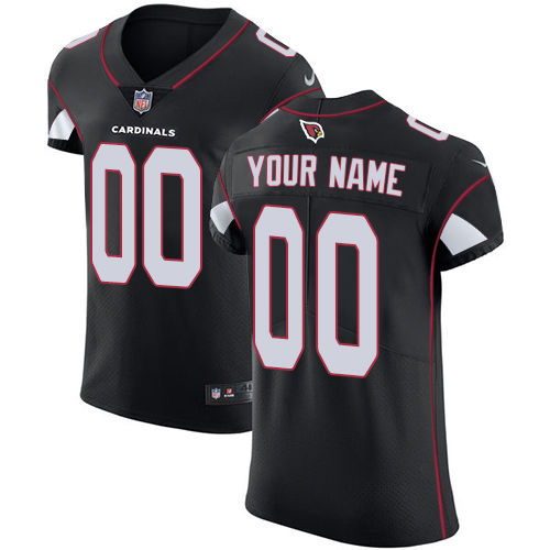 Men's Arizona Cardinals Black Alternate Vapor Untouchable Custom Elite NFL Stitched Jersey (Check description if you want Women or Youth size)